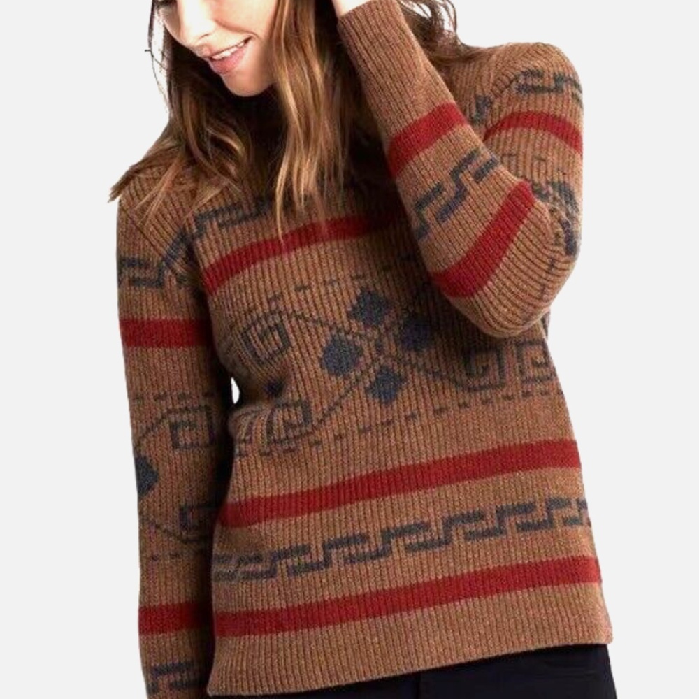 Pendleton 100% Lambs Wool Classic Native Design R… - image 1